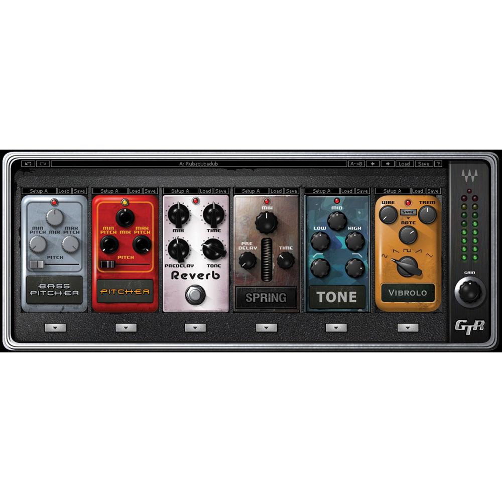 Waves GTR Solo - Guitar Amps, Stomp Boxes, Tuner Plug-Ins Bundle