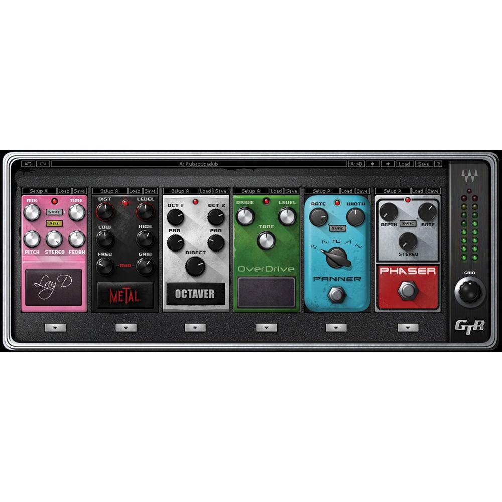 Waves GTR Solo - Guitar Amps, Stomp Boxes, Tuner Plug-Ins Bundle