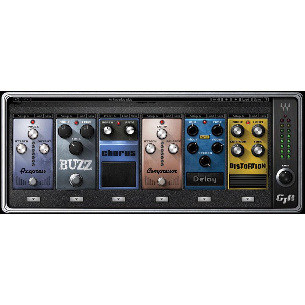 Waves GTR Solo - Guitar Amps, Stomp Boxes, Tuner Plug-Ins Bundle