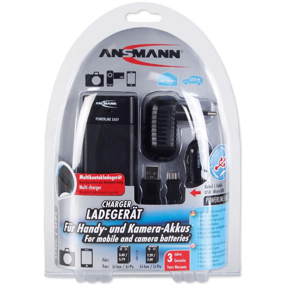 Ansmann Powerline Easy Li-Ion LiPo Battery Charger