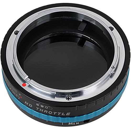FotodioX Canon FD Lens to Fujifilm X-Mount Camera Vizelex ND Throttle Adapter