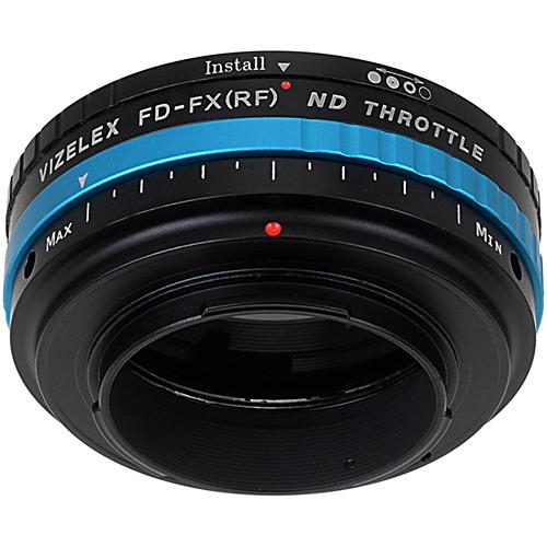 FotodioX Canon FD Lens to Fujifilm X-Mount Camera Vizelex ND Throttle Adapter