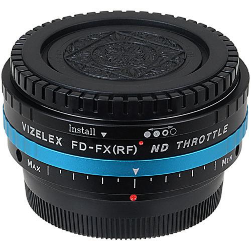 FotodioX Canon FD Lens to Fujifilm X-Mount Camera Vizelex ND Throttle Adapter