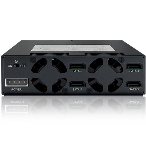 Icy Dock ToughArmor 4-Bay 2.5" SATA Drive Cage for 5.25" Bay