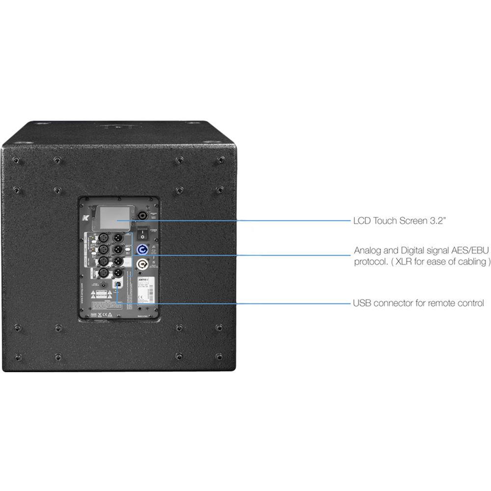 K-Array KRX402 Powered System with Detachable Mid-High 12" Coaxial Speakers