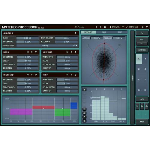 MeldaProduction MStereoProcessor - Multiband Stereo Analyzer Enhancer Plug-In