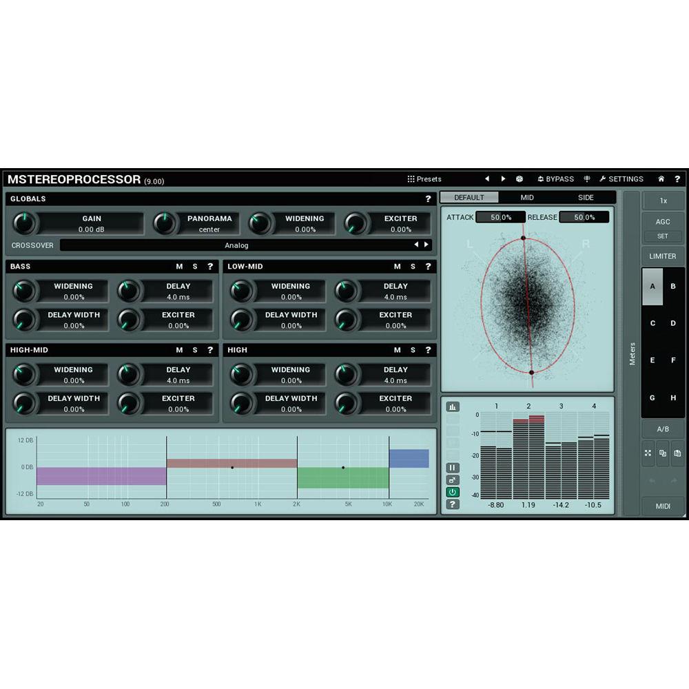 MeldaProduction MStereoProcessor - Multiband Stereo Analyzer Enhancer Plug-In