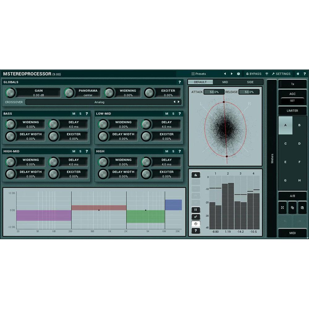 MeldaProduction MStereoProcessor - Multiband Stereo Analyzer Enhancer Plug-In