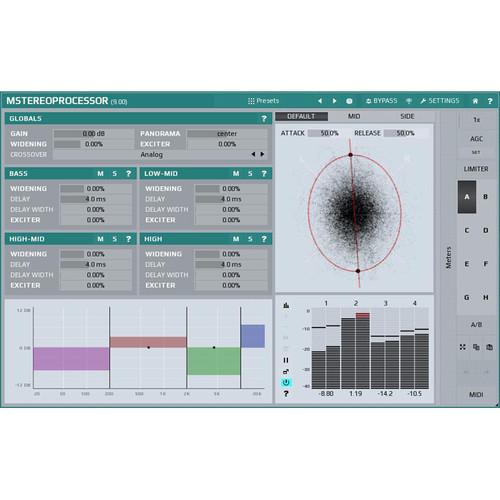 MeldaProduction MStereoProcessor - Multiband Stereo Analyzer Enhancer Plug-In