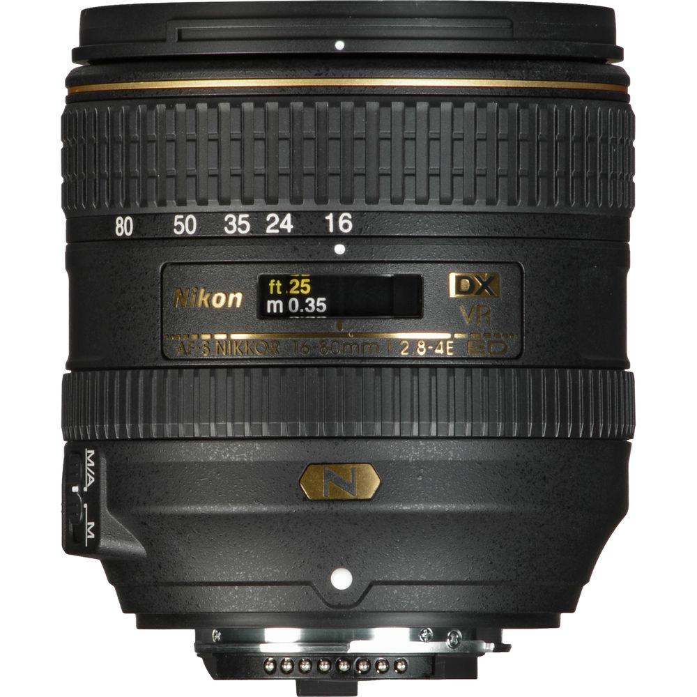 Nikon AF-S DX NIKKOR 16-80mm f 2.8-4E ED VR Lens