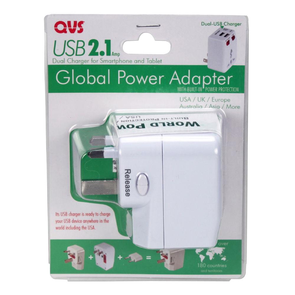 QVS Premium World Power Travel Adapter Kit