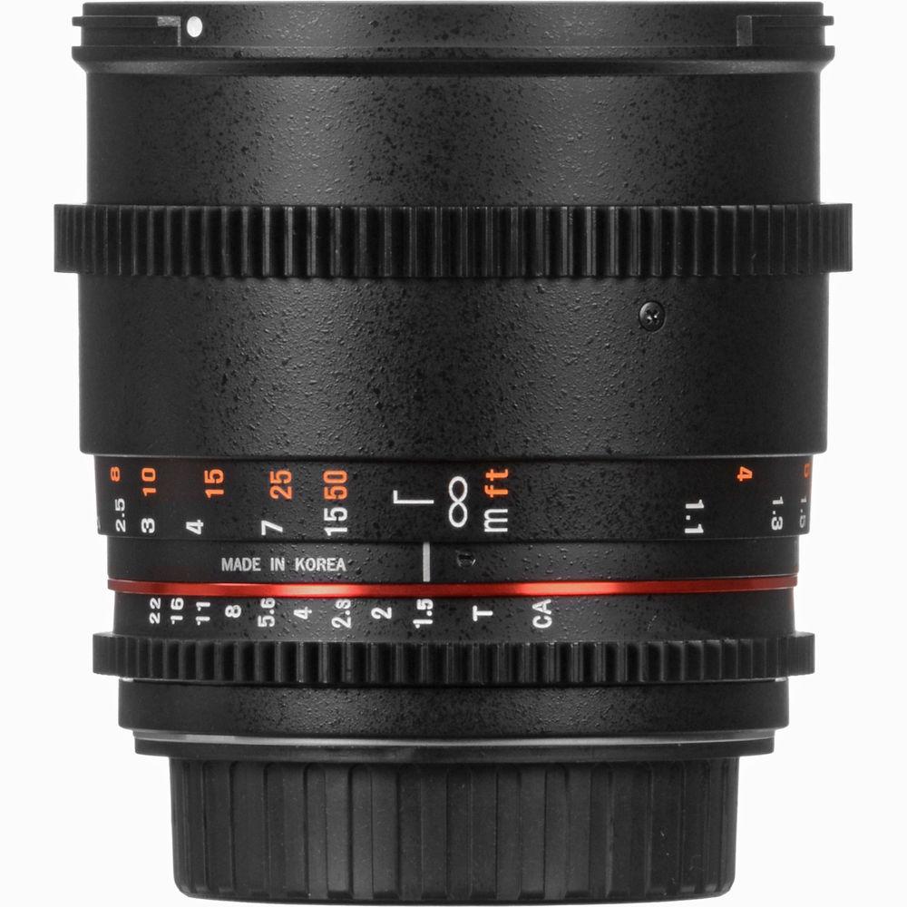Rokinon 85mm T1.5 Cine DS Lens for Nikon F Mount