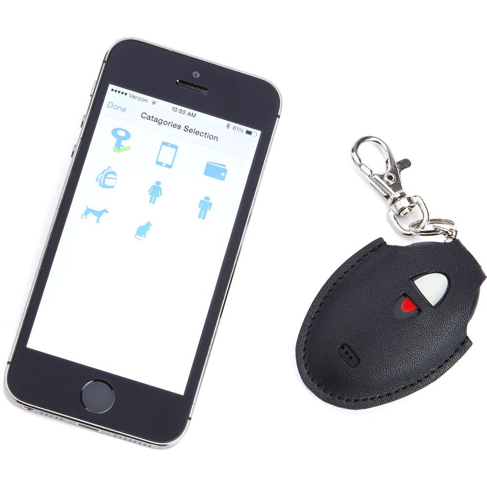 Royce Leather Products Bluetooth Tracking Smart Tag with Leather Case