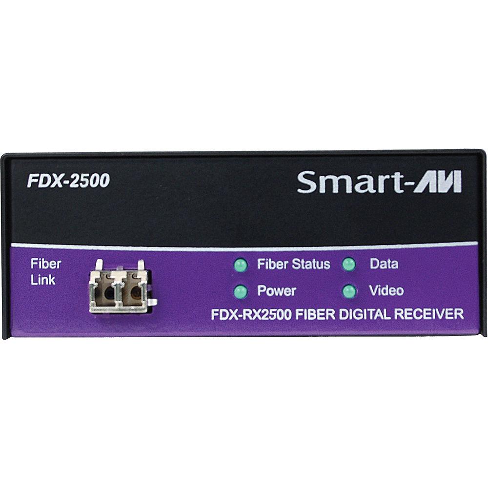 Smart-AVI FDX-RX2500S KVM DVI-D over Singlemode Fiber Extender