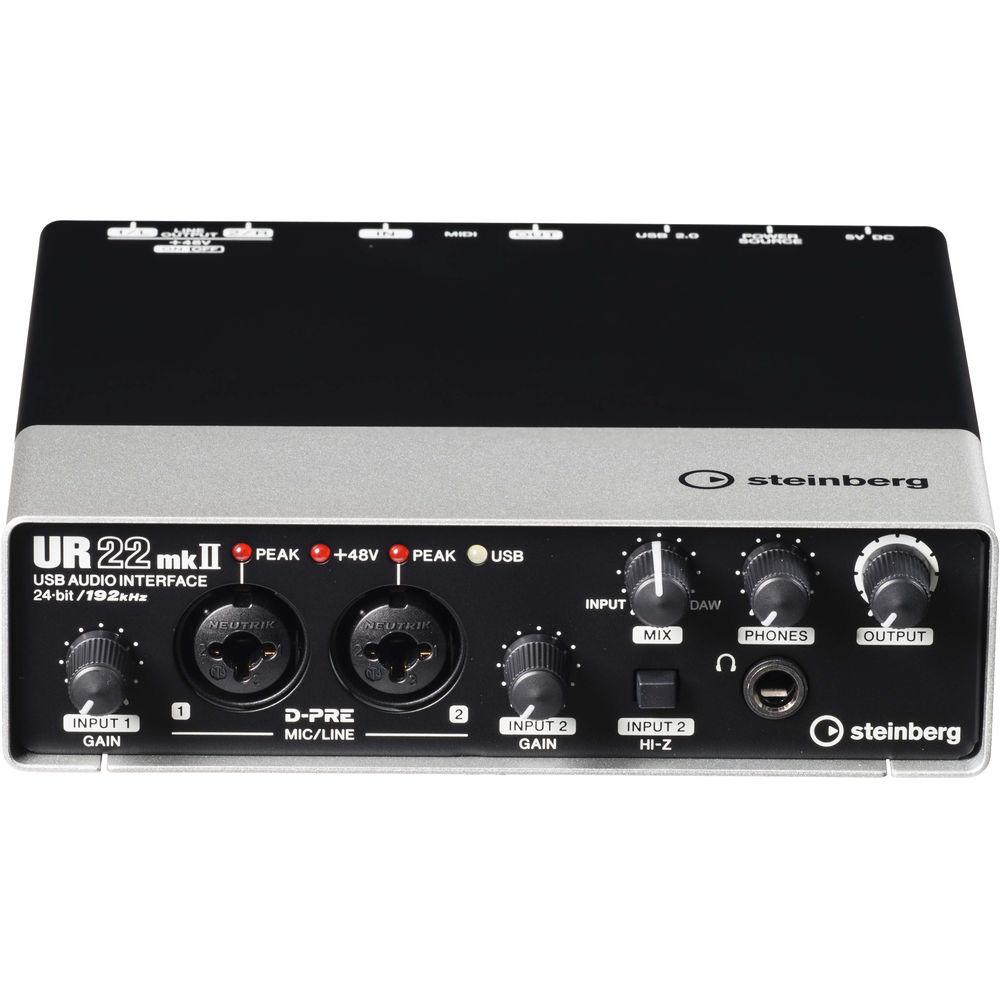 Steinberg UR22mkII - USB 2.0 Audio Interface with Dual Microphone Preamps