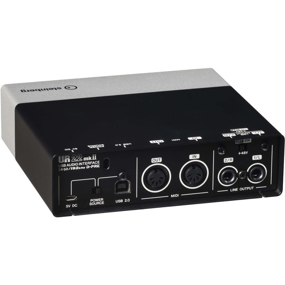 Steinberg UR22mkII - USB 2.0 Audio Interface with Dual Microphone Preamps