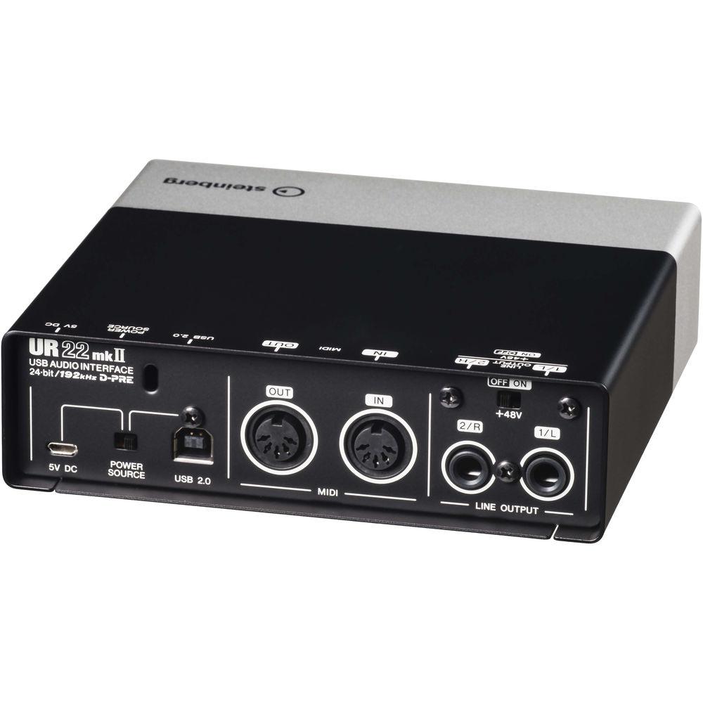 Steinberg UR22mkII - USB 2.0 Audio Interface with Dual Microphone Preamps