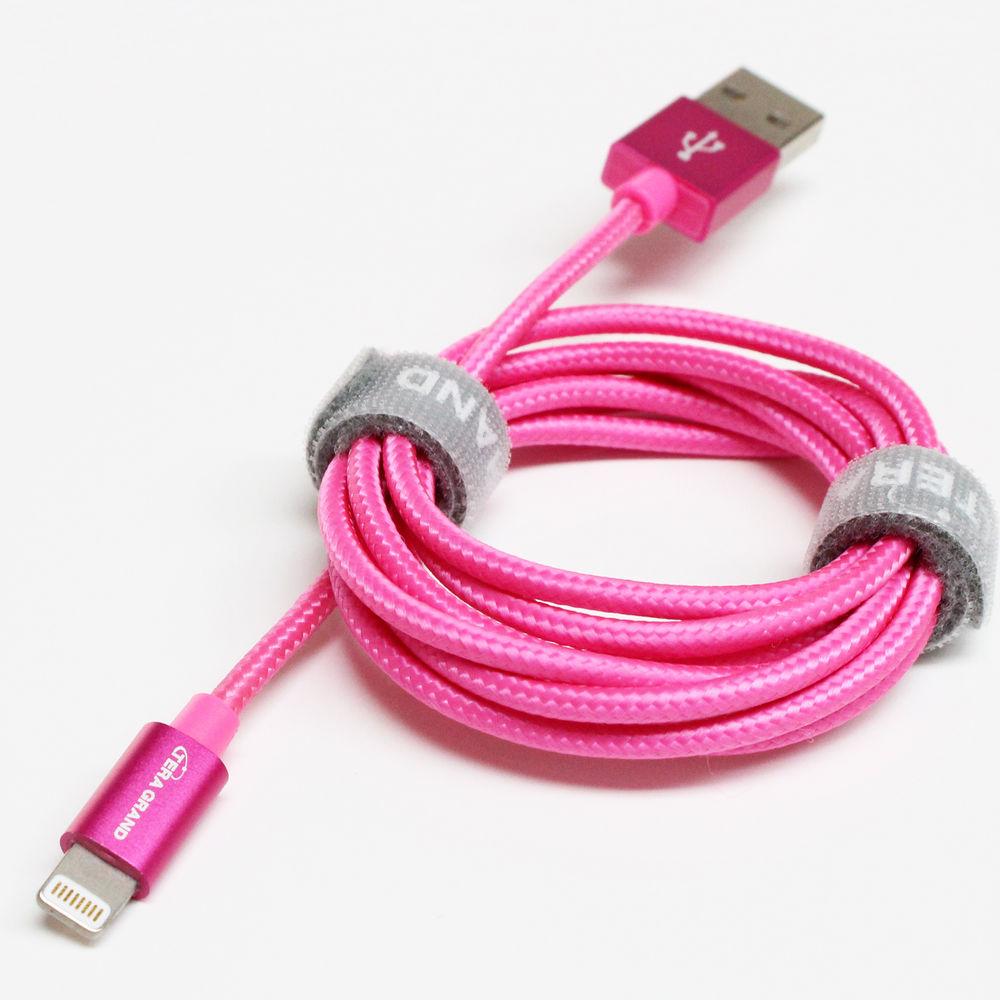 Tera Grand Apple MFi Lightning to USB Braided Cable with Aluminum Housing