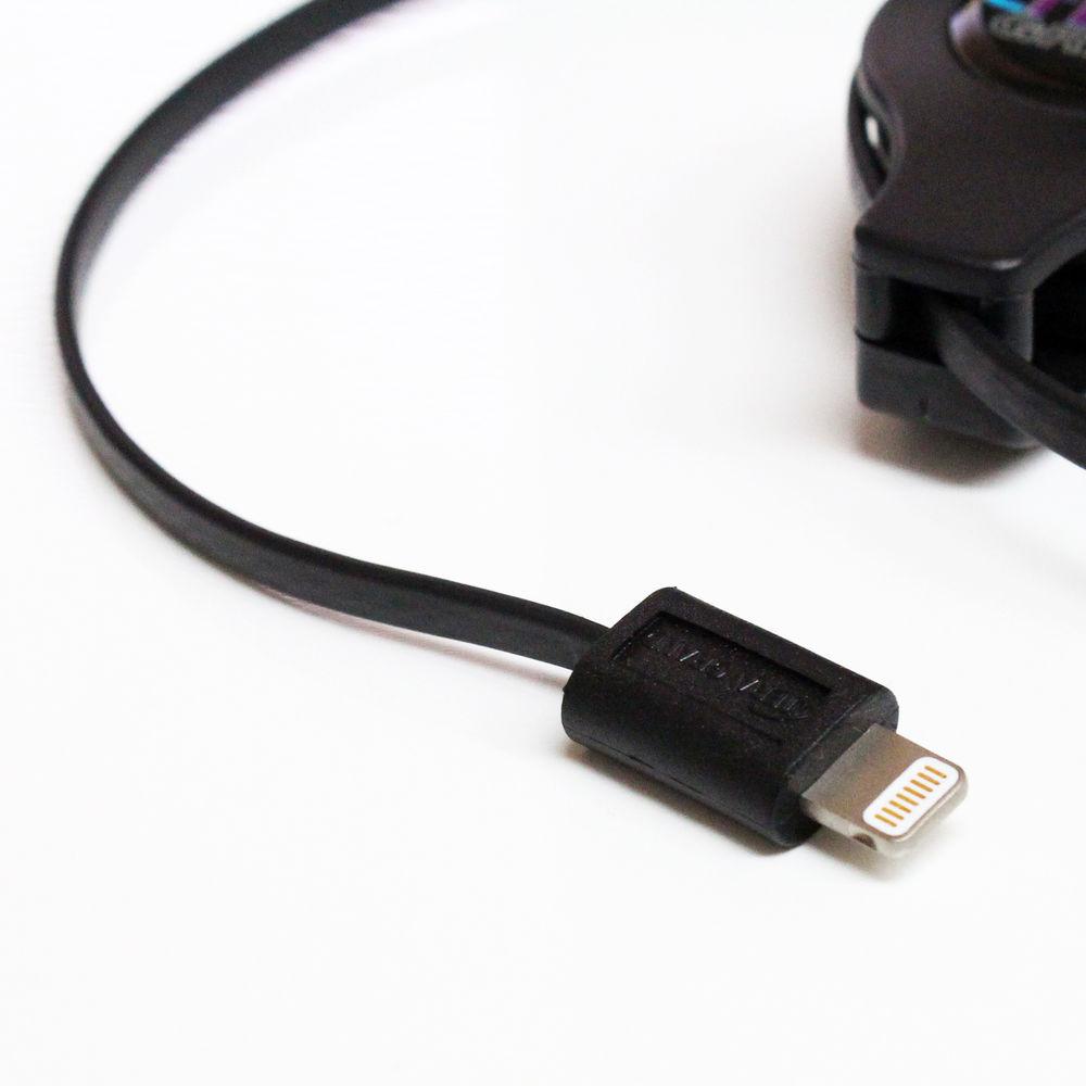 Tera Grand Apple MFi Lightning to USB Sync and Charge Retractable Cable