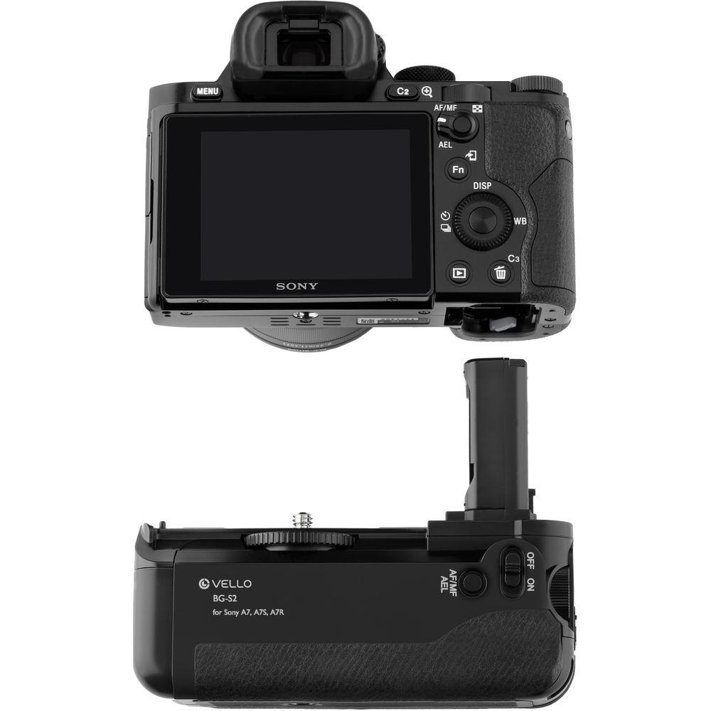 Vello BG-S2 Battery Grip for Sony Alpha a7, a7R, and a7S