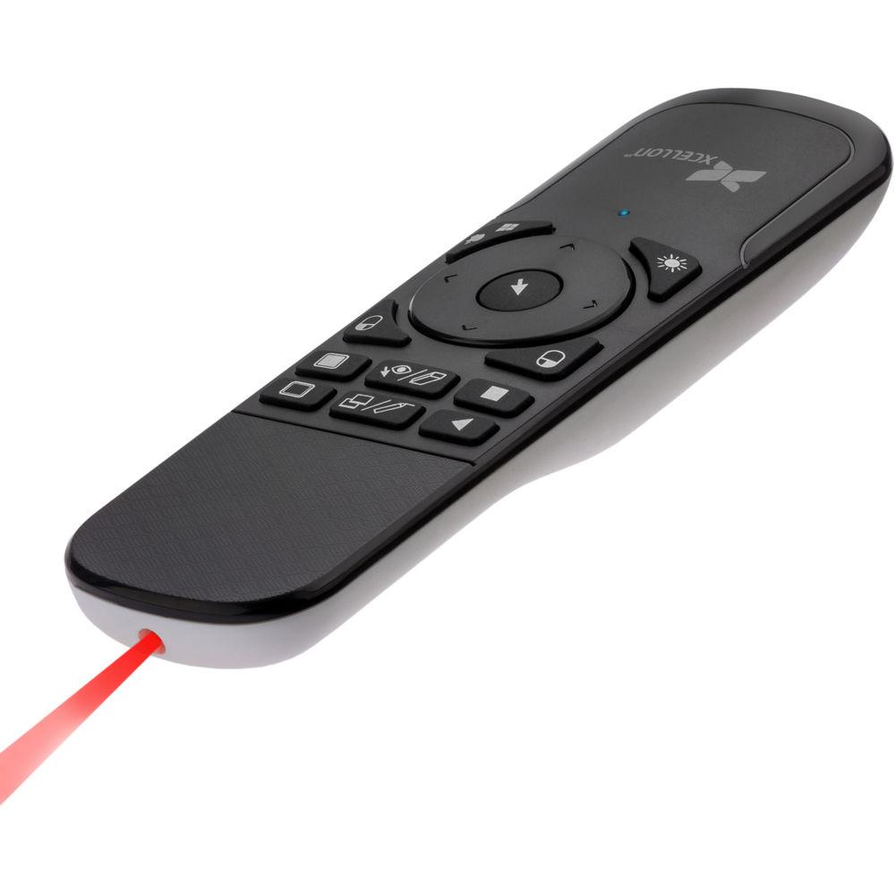 Xcellon Wireless Presenter with Laser Pointer and Mouse Control