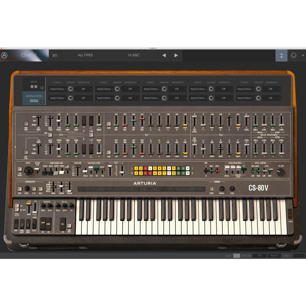 Arturia CS-80 V - Virtual Synthesizer