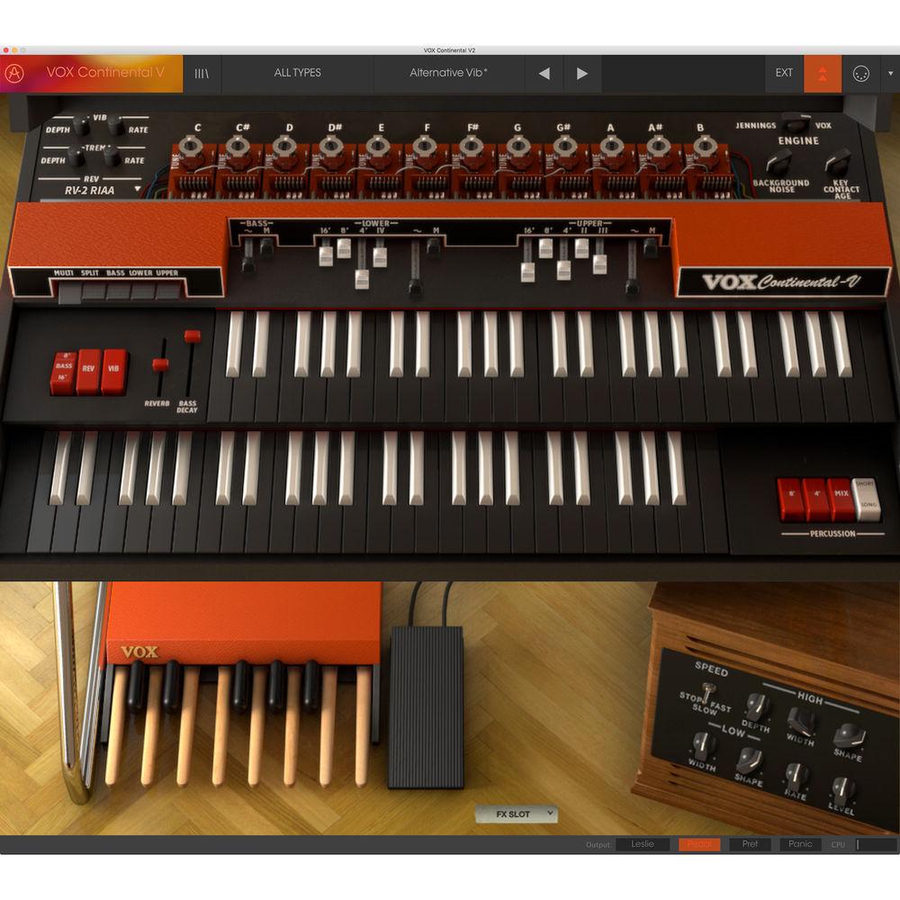 Arturia Vox Continental V - Virtual Instrument