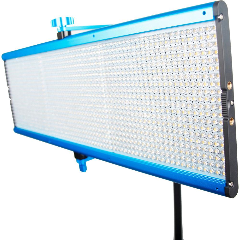 Dracast Silver Series LED1500 Bi-Color Panel with V-Mount Battery Plate