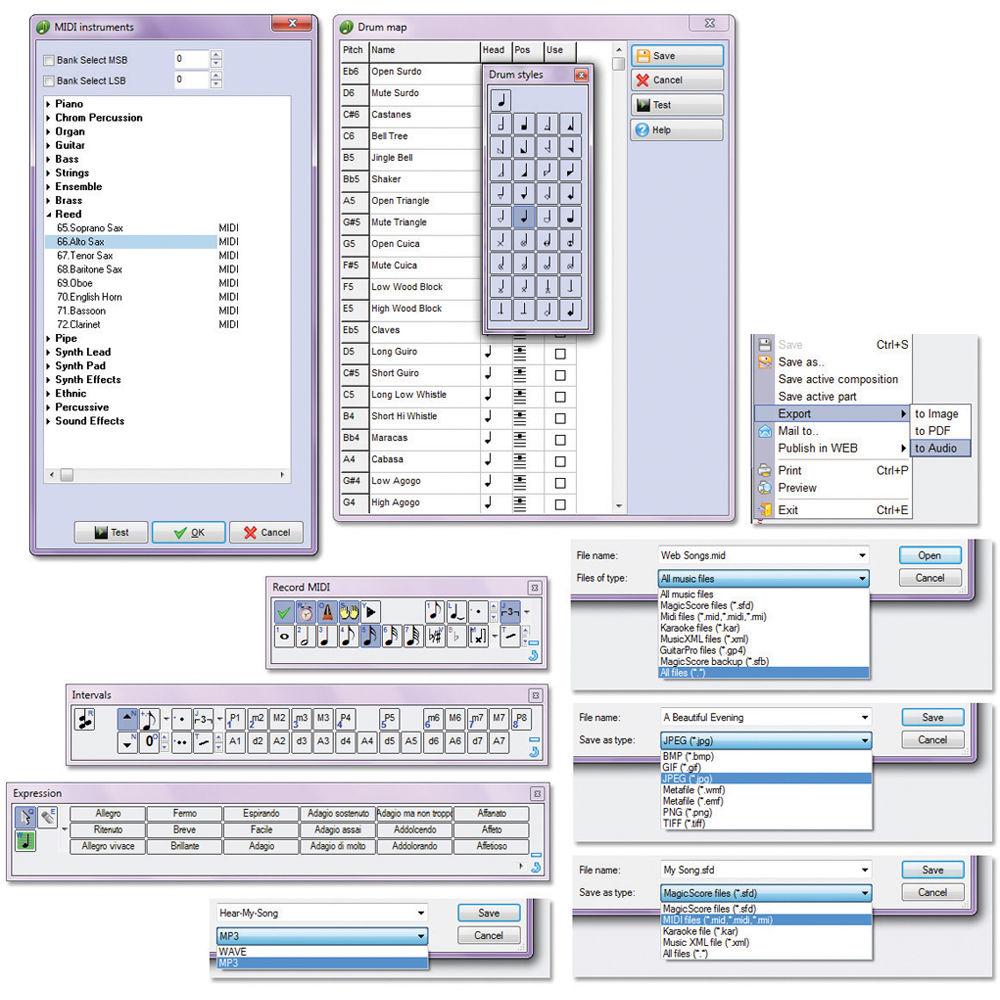 eMedia Music MagicScore Maestro 8 - Music Composition and Notation Software