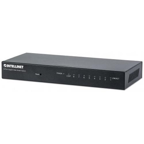 Intellinet 8-Port Gigabit Web-Smart Switch