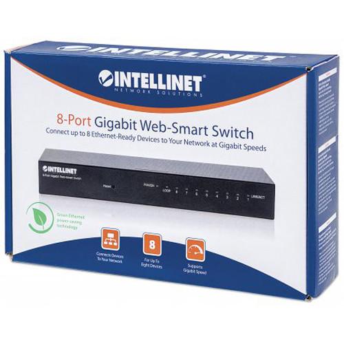 Intellinet 8-Port Gigabit Web-Smart Switch