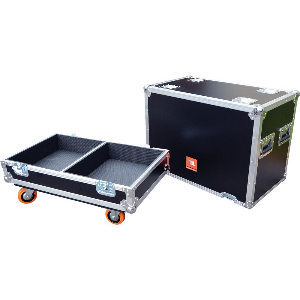 JBL BAGS PRX Flight Case with Orange Wheels for Two PRX712 Speakers