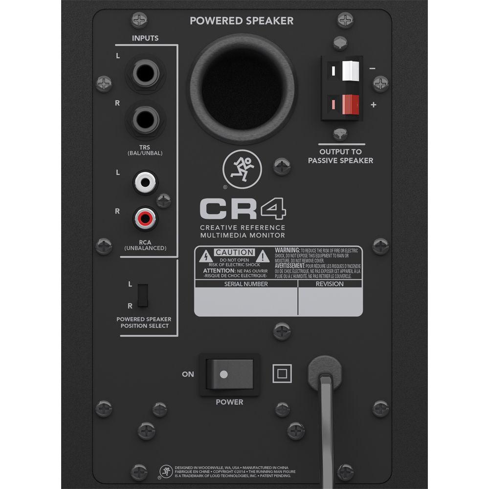 Mackie CR4 4" Woofer Creative Reference Multimedia Monitors