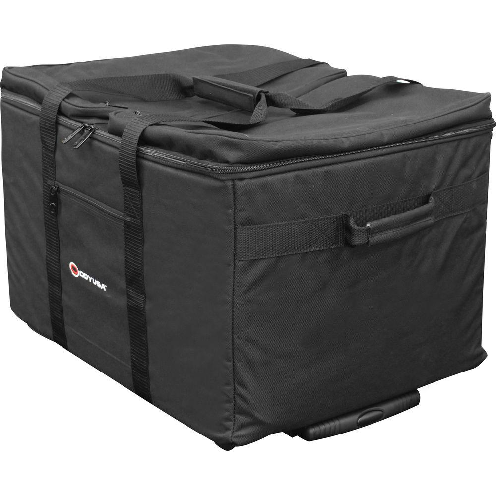 Odyssey Innovative Designs Redline Series Utility Shuttle Bag with Pullout Handle and Wheels