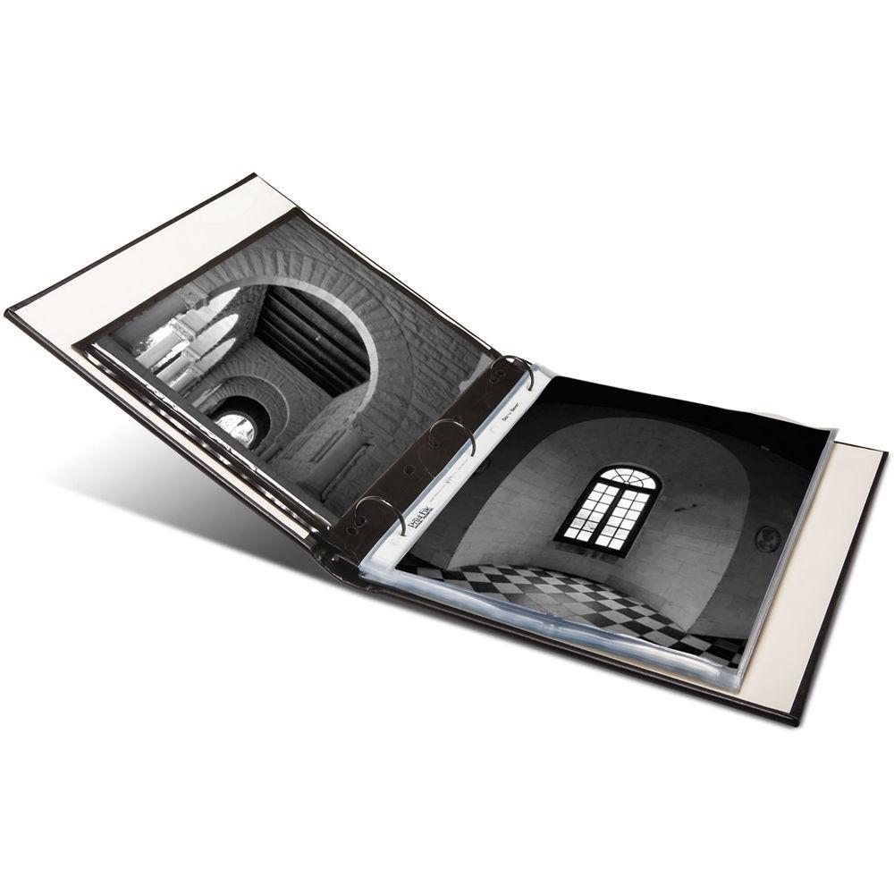 Print File Gallery Leather Presentation S-Series Album with Window