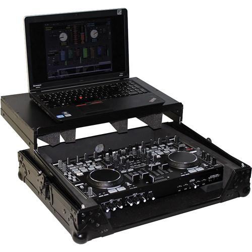 ProX Flight Case For Denon MC6000 and MC6000MK2 Controllers with Laptop Shelf