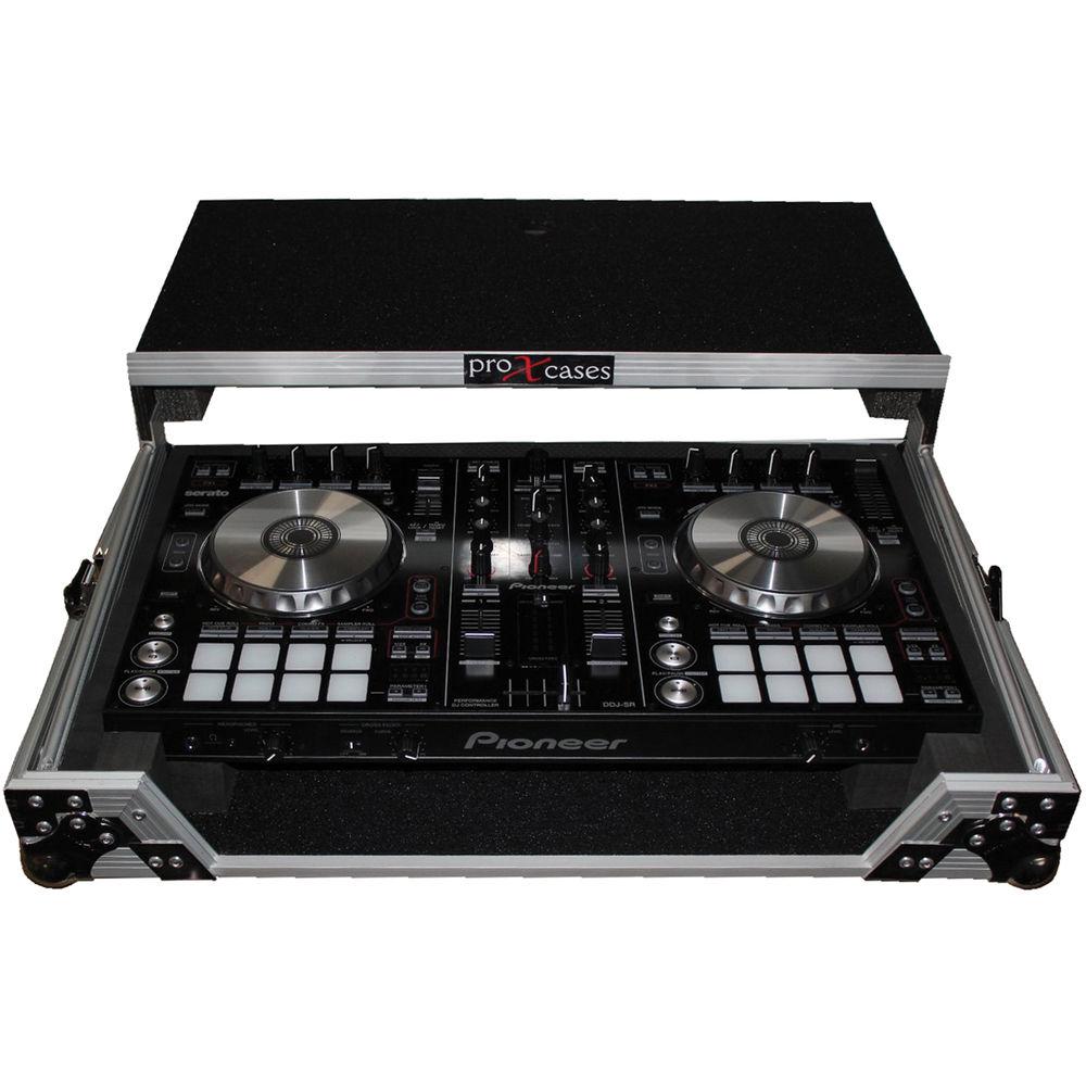 ProX Flight Case For Pioneer DDJ-SR Digital Controller with Laptop Shelf