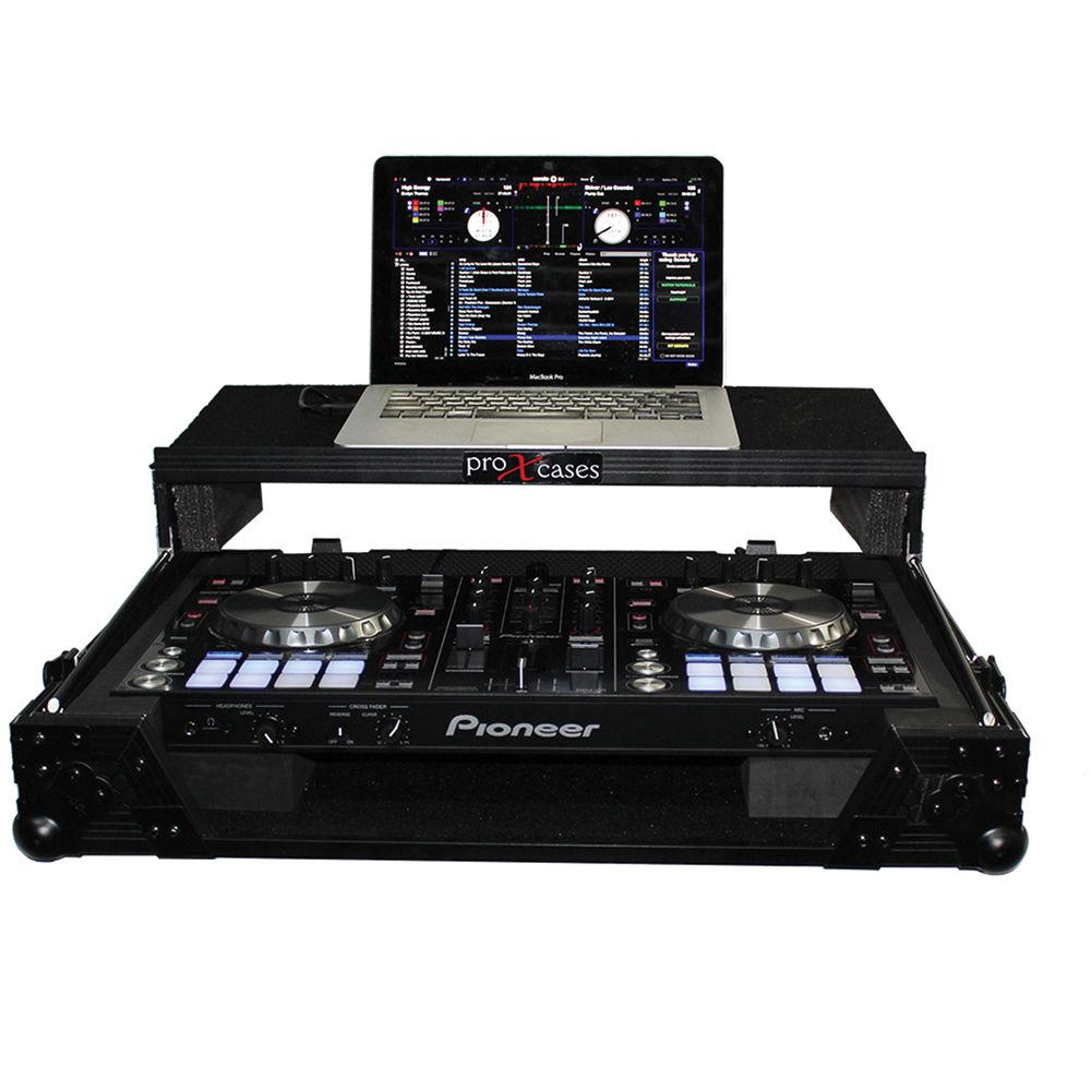 ProX Flight Case For Pioneer DDJ-SR Digital Controller with Laptop Shelf