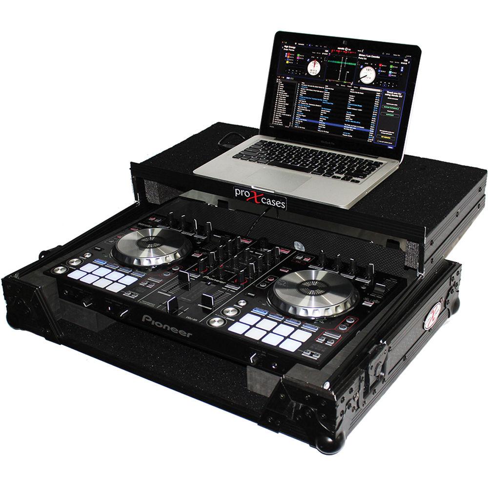 ProX Flight Case For Pioneer DDJ-SR Digital Controller with Laptop Shelf