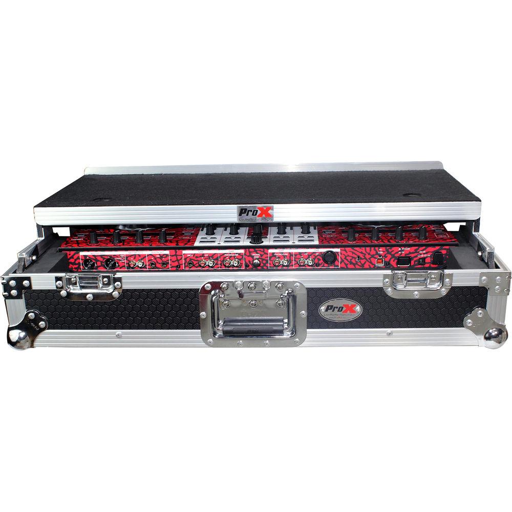 ProX Flight Case For Pioneer DDJ-SX & DDJ-SX2 Controllers with Laptop Shelf and Wheels