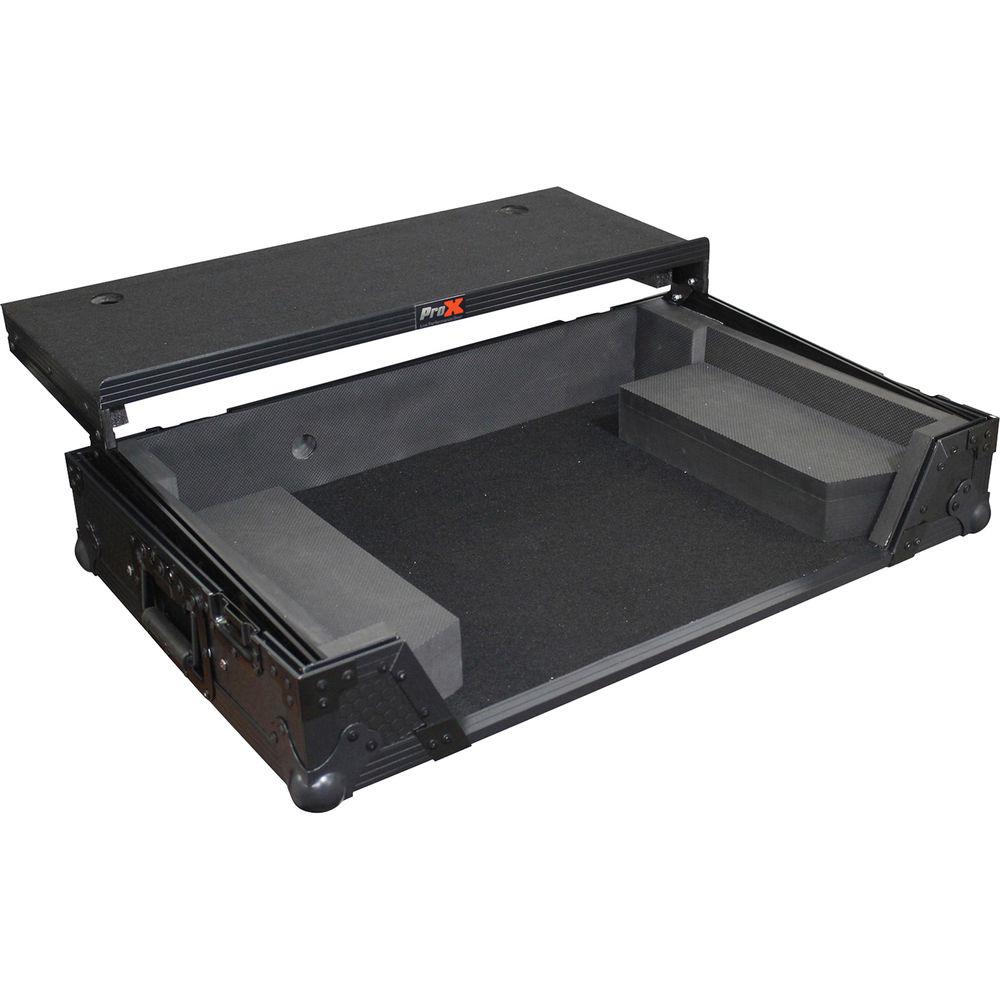 ProX Flight Case For Pioneer DDJ-SX & DDJ-SX2 Controllers with Laptop Shelf and Wheels
