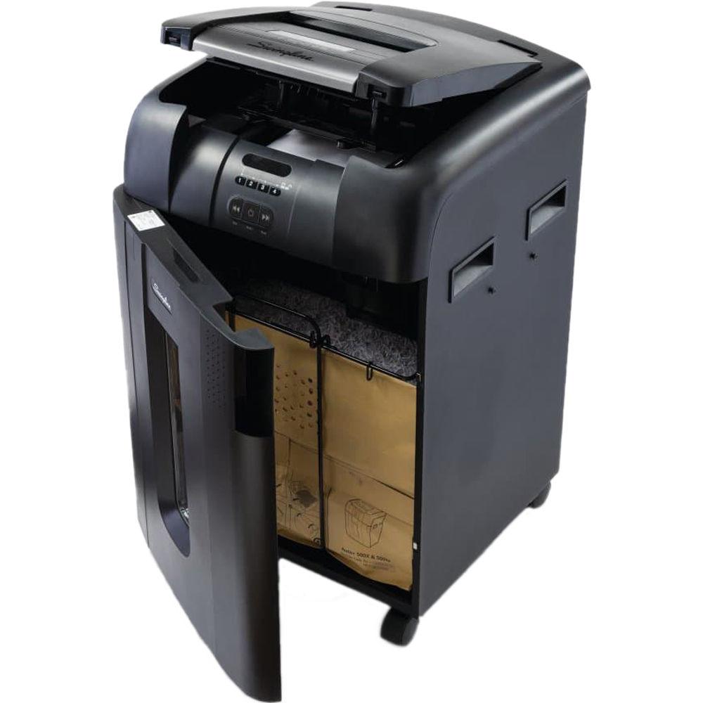 Swingline Stack-and-Shred 500M Micro-Cut Auto-Feed Shredder