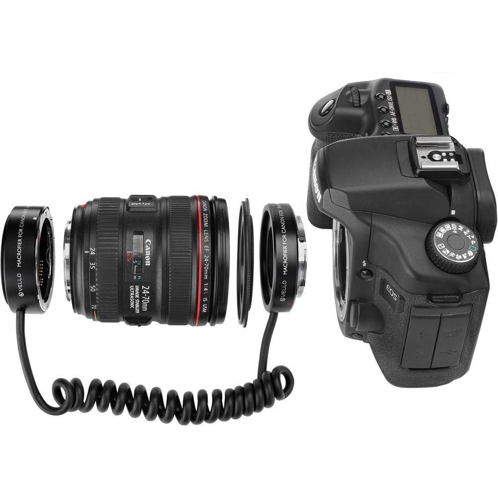 Vello Macrofier Reverse Mount Adapter and Extension Tube for Canon EF EF-S Lenses