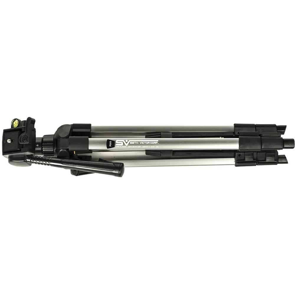 Smith-Victor P800 Pinnacle Tripod with 2-Way, Pan-and-Tilt Head