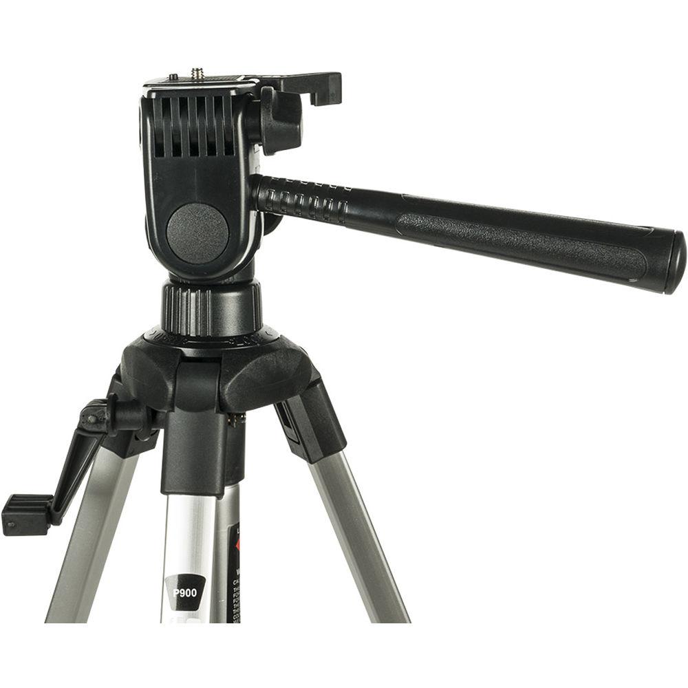 Smith-Victor P900 Pinnacle Tripod with 3-Way, Pan-and-Tilt Head
