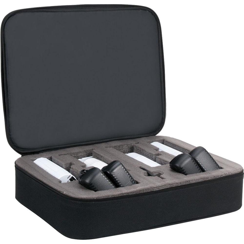 American DJ PinPoint Go Pak, with 4x Battery Powered Pin Spot LED in Carrying Case