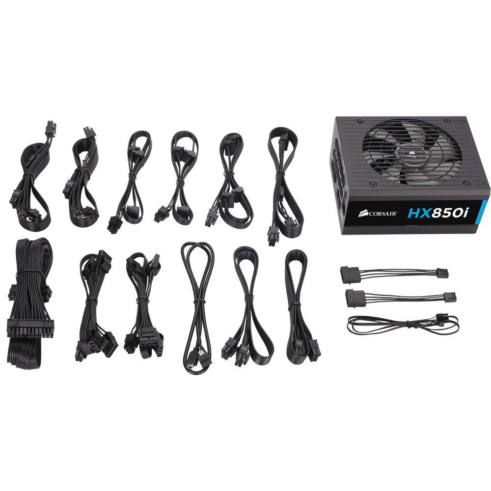 Corsair HXi Series HX850i 850W 80 Plus Platinum Certified PSU ATX Power Supply Unit