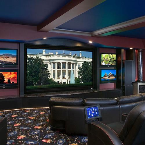 Draper 252283SA Clarion 40.5 x 72" Fixed Frame Screen with Veltex