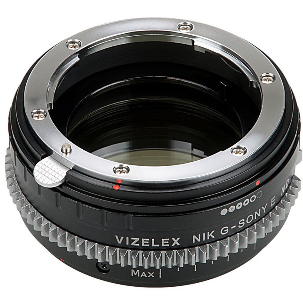 FotodioX Vizelex Pro ND Throttle Lens Mount Adapter for Nikon F-Mount Lens to Sony E-Mount Camera