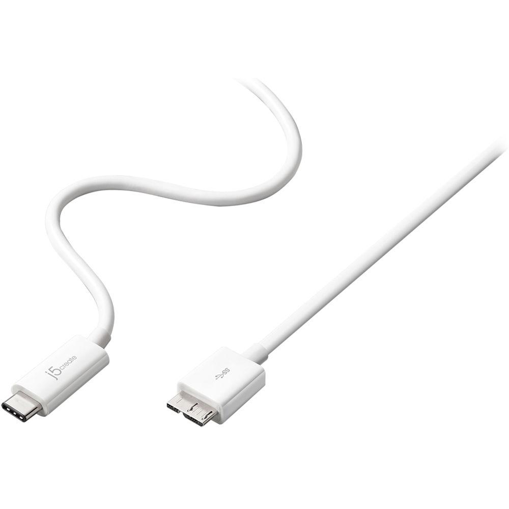 j5create USB 3.1 Type-C to Micro-B Cable